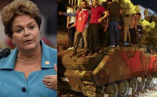 Dilma compara intento de golpe en Turquía con juicio político