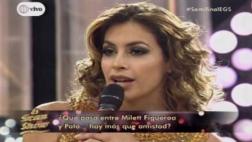 Gisela reprendió a bailarín por 'maltrato' a Milett Figueroa