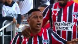 Christian Cueva: anotó en el 1-1 entre Sao Paulo y Corinthians