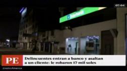 Comas: 'marcas' asaltan a enfermero y le quitan 17 mil soles
