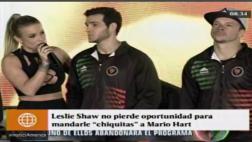 Leslie Shaw le lanzó esta indirecta a Mario Hart en 'reality'