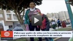 Padre de niña con leucemia habría aceptado donación de médula