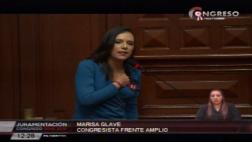 Marisa Glave juró por mujeres esterilizadas contra su voluntad