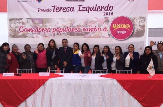 Mistura 2016: madres de comedores populares serán premiadas