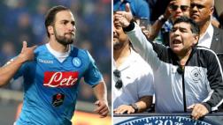 Diego Maradona 'dolido' por el pase de Higuaín a la Juventus