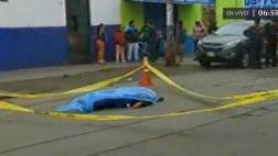 Un muerto deja balacera frente a discoteca en La Victoria