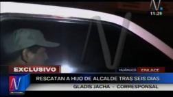Huánuco: hijo de alcalde fue liberado anoche luego de 6 días