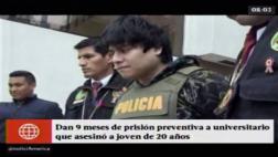 Asesino de Surquillo pasará 9 meses en prisión preventiva