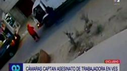 VES: cámaras captaron asesinato de mujer en robo a camión