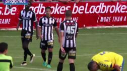 Cristian Benavente anotó en goleada del Charleroi Sporting