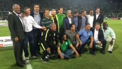 Cueto recibió homenaje de Atlético Nacional antes de la final
