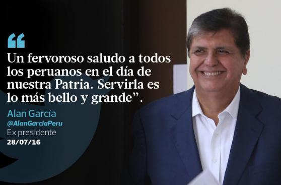 Fiestas Patrias: saludos de políticos peruanos por 28 de julio