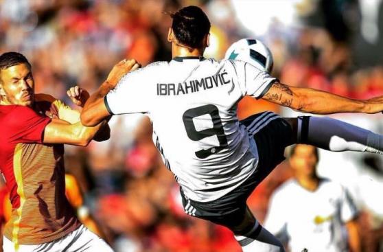 Ibrahimovic y su primer partido en Manchester United [FOTOS]