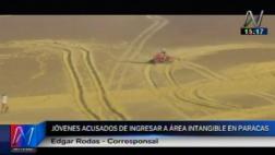 Paracas: detienen a jóvenes por ingresar a área intangible