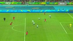 Paciencia anotó el 1-0 de Portugal ante Argentina con zurdazo