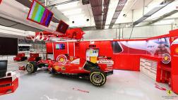 Conoce el garaje de la Scuderia Ferrari con este tour virtual