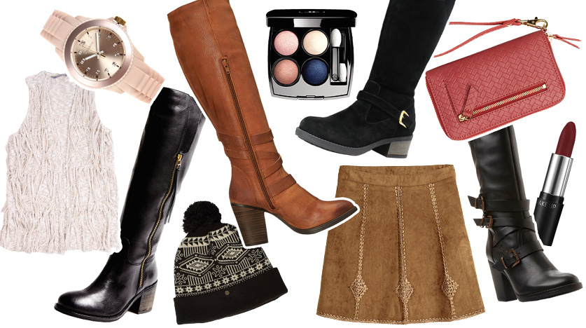 Look de invierno store con botas largas