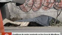 SJM: familia acusa a tío militar de madre asesinada