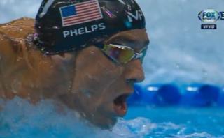 Michael Phelps clasificó a la final de los 200 metros mariposa