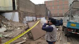 Derrumbe en Barrios Altos deja 13 familias damnificadas