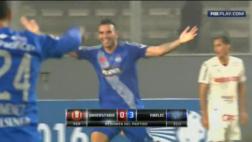 Universitario cayó goleado 3-0 ante Emelec por la Sudamericana