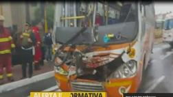 Jesús María: unos 24 heridos tras choque en la Av. Brasil