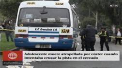 Cercado de Lima: menor de edad murió atropellada por coaster
