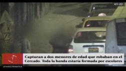 Cercado: capturan a escolares que integraban banda de ladrones