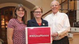 PPK, Nancy Lange y su hija expresan apoyo a marcha #NiUnaMenos