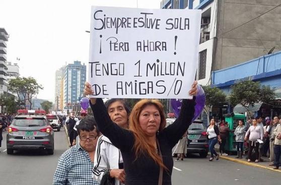 #NiUnaMenos: originales carteles se vieron en la marcha [FOTOS]