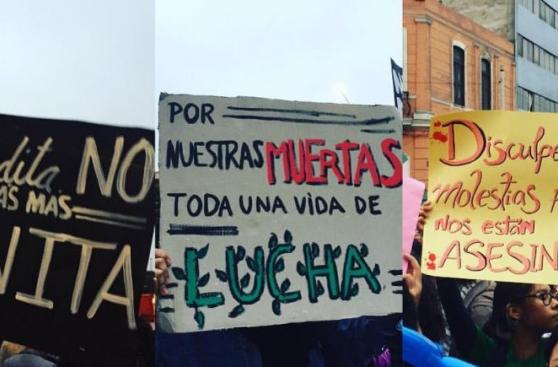 #NiUnaMenos: originales carteles se vieron en la marcha [FOTOS]
