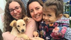 Pecana, una cachorrita con suerte