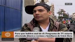 Erick Elera acusa a programa de TV de querer dañar su imagen