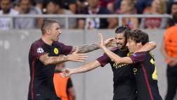 Manchester City humilló 5-0 a Steaua Bucarest por Champions