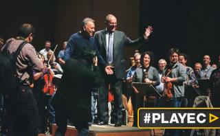 PPK dirigió a la Orquesta Filarmónica de Israel