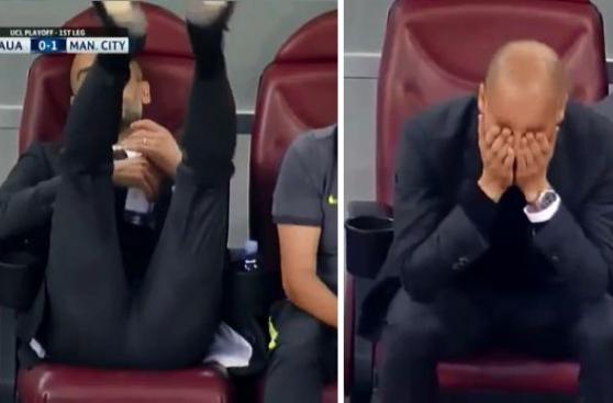 Pep Guardiola: así reaccionó por penales fallados de Kun Agüero