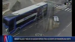 Panamericana Norte: niña de 9 años fallece en choque múltiple