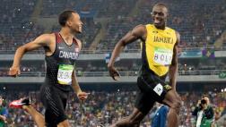 Río 2016: ¿Qué se dijeron Usain Bolt y De Grasse en la llegada?