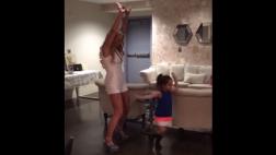 Britney Spears y una tierna niña rinden tributo a Madonna