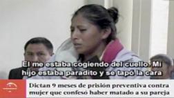 Dictan prisión preventiva para mujer que asesinó a conviviente