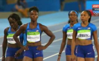 Río 2016: EE.UU. compitió de nuevo en postas 4x100 y clasificó