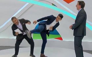 Río 2016: así le patearon la cara a un conductor de FOX Sports