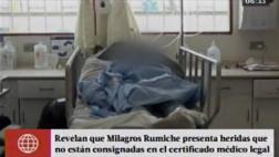 M. Rumiche tiene signos de estrangulamiento, según nuevo examen