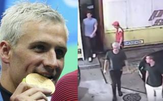 El video que puso en evidencia la mentira de Lochte en Río 2016