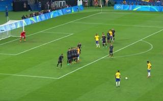 Río 2016: Neymar anotó fantástico gol de tiro libre a Alemania