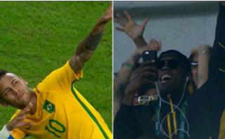 Río 2016: Neymar celebró como Bolt y así reaccionó el 'Rayo'