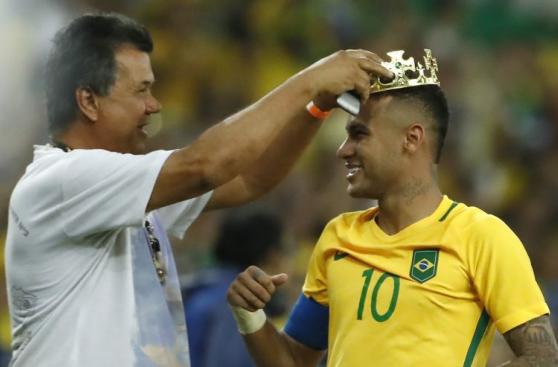 Brasil: la felicidad de los jugadores por primer oro en fútbol