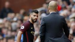 Guardiola regañó a Sergio Agüero por "desaparecer" en el equipo