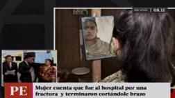 Fue por una fractura en el brazo y terminaron amputándoselo