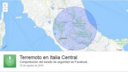 Facebook: Safety Check’ fue activado tras terremoto en Italia